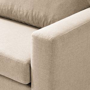 3-Sitzer Sofa COSO Classic Webstoff - Webstoff Milan: Beige - Esche