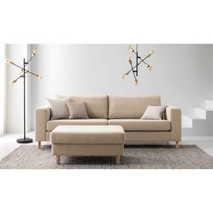 3-zits Bank COSO Classic geweven stof - Geweven stof Milan: Beige - Es