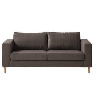 2,5-Sitzer Sofa COSO Classic Echtleder - Echtleder Neto: Braun - Esche