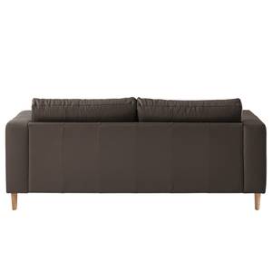 2,5-Sitzer Sofa COSO Classic Echtleder - Echtleder Neto: Braun - Esche