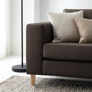 2,5-Sitzer Sofa COSO Classic Echtleder - Echtleder Neto: Braun - Esche