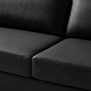 2,5-Sitzer Sofa COSO Classic Echtleder - Echtleder Neto: Schwarz - Esche
