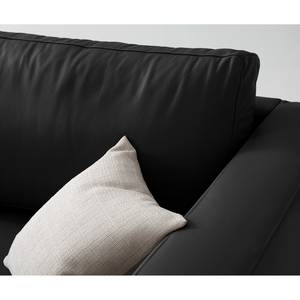 2,5-Sitzer Sofa COSO Classic Echtleder - Echtleder Neto: Schwarz - Esche