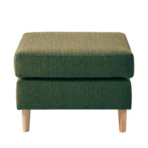 Gestoffeerde hocker COSO Classic geweven stof - Stof Lica: Groen - Breedte: 64 cm - Es