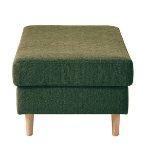 Gestoffeerde hocker COSO Classic geweven stof - Stof Lica: Groen - Breedte: 95 cm - Es