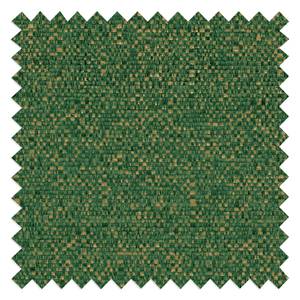 Gestoffeerde hocker COSO Classic geweven stof - Stof Lica: Groen - Breedte: 95 cm - Es