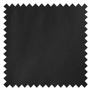 Polsterhocker COSO Classic Echtleder - Echtleder Neto: Schwarz - Breite: 95 cm - Esche