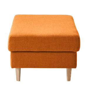 Gestoffeerde hocker COSO Classic geweven stof - Geweven stof Milan: Roestbruin - Breedte: 95 cm - Es