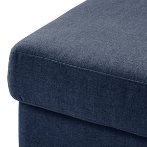 Gestoffeerde hocker COSO Classic geweven stof - Geweven stof Milan: Lichtblauw - Breedte: 95 cm - Es