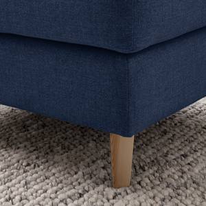 Gestoffeerde hocker COSO Classic geweven stof - Geweven stof Milan: Lichtblauw - Breedte: 95 cm - Es