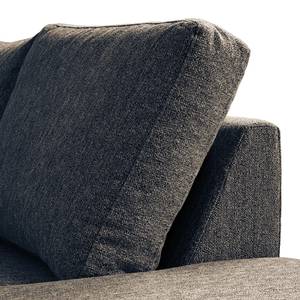 Ecksofa COSO Classic mit Ottomane Webstoff - Stoff Lica: Blau - Breite: 304 cm - Ottomane davorstehend rechts - Bettkasten - Esche