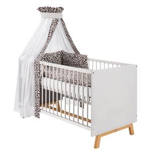 Babybett Vegas Grau - Holzwerkstoff - 144 x 84 x 77 cm