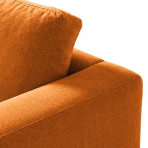 3-Sitzer Sofa COSO Classic Webstoff - Webstoff Milan: Rostbraun - Walnuss