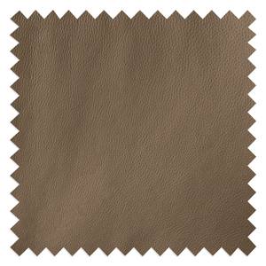Repose-pieds COSO Classic Cuir véritable - Cuir Neto : Taupe - Largeur : 95 cm - Noyer