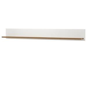 Wandplank Proville witte eikenhouten look/eikenhouten look - Breedte: 160 cm