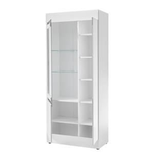 Vitrine Nyons II Blanc brillant / Blanc mat