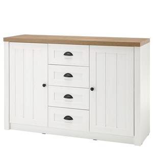 Dressoir Proville II witte eikenhouten look/eikenhouten look