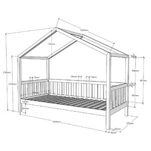 Hausbett Dallas I Weiß