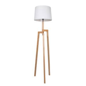 Lampadaire Mexlite XI Tissu mélangé / Hêtre massif - 1 ampoule