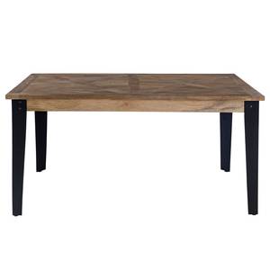 Eettafel Vianne massief mangohout/metaal - mangohout/zwart