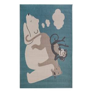 Tapis enfant Weely I Fibres synthétiques - Bleu layette