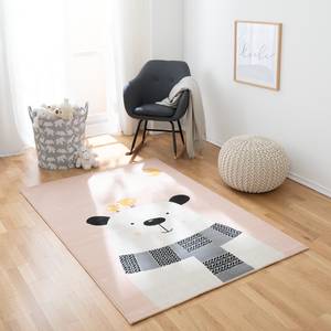 Tapis enfant Weely IV Fibres synthétiques - Rose bébé