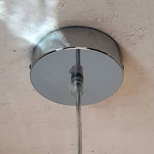 Hanglamp Erik katoen/ijzer - 1 lichtbron