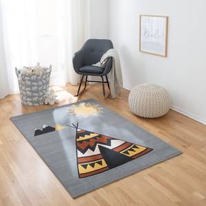 Tapis enfant Weely X Fibres synthétiques - Gris