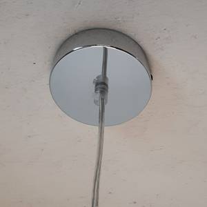 Hanglamp Irmi katoen/ijzer - 1 lichtbron