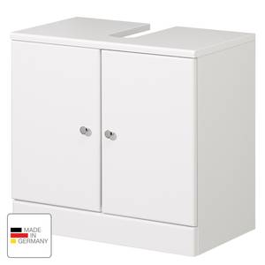 Waschbeckenunterschrank Quickset 954 Hochglanz Weiß / Weiß