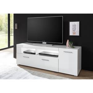 Ensemble meubles TV Cely I (4 éléments) Blanc brillant / Blanc mat
