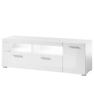 Ensemble meubles TV Cely I (4 éléments) Blanc brillant / Blanc mat