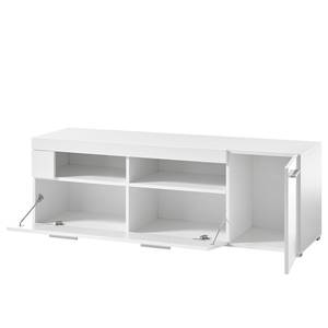 Ensemble meubles TV Cely II (4 éléments) Blanc brillant / Blanc mat