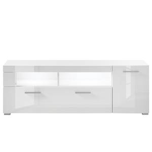 Ensemble meubles TV Cely II (4 éléments) Blanc brillant / Blanc mat