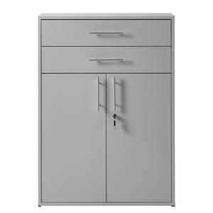 Armoire de bureau Okay II Gris clair / Argenté