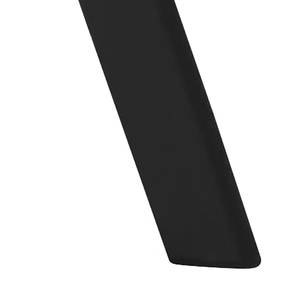 Armleunstoel Skelde II kunststof/staal - zwart - 2-delige set