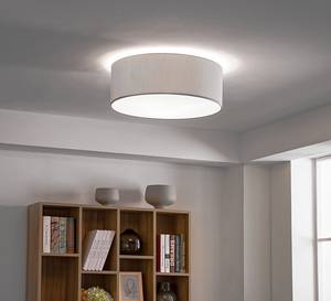 Lampada da soffitto Summa Cotone  / Ferro - 3 punti luce - Grigio