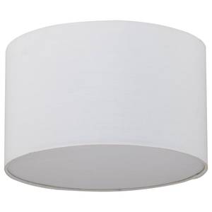 Plafondlamp Summa Small katoen/ijzer - 2 lichtbronnen - Wit