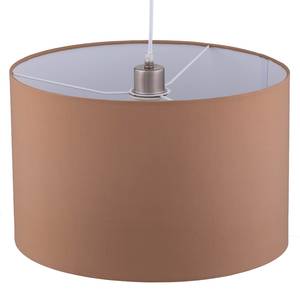 Hanglamp Modis katoen/ijzer - 1 lichtbron - Bruin