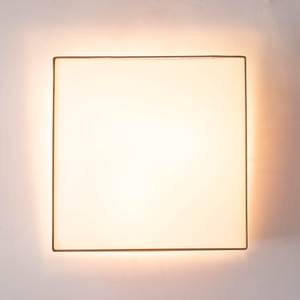 Plafondlamp Borris katoen/ijzer - 3 lichtbronnen - Wit