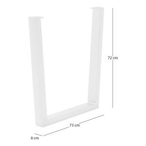 Tafelframe KAPRA ijzer - Zilver - Trapezevormig