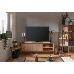 Tv-meubel Denville Artisan eikenhouten look/antracietkleurig