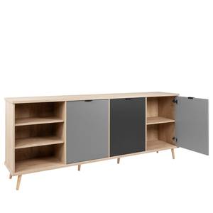 Sideboard Elysian Grau / Eiche Dekor