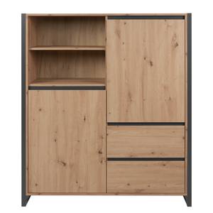 Highboard Denville Eiche Artisan Dekor / Anthrazit