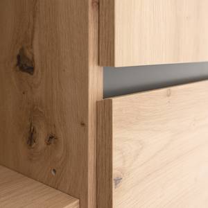 Highboard Denville Eiche Artisan Dekor / Anthrazit