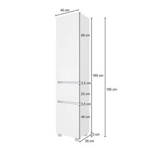 Hochschrank Verciano Wotaneiche Dekor