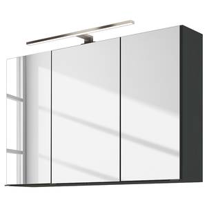 Badkamerset Verciano I (2-delig) inclusief verlichting - Eikenhoutlook wotan - Breedte: 100 cm