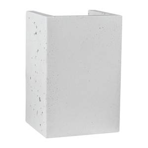 Wandlamp Block beton - 2 lichtbronnen - Wit