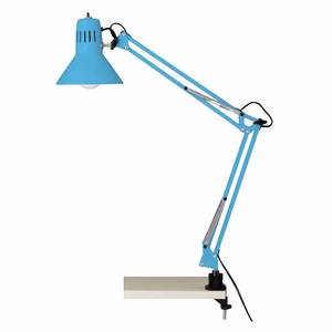 Tafellamp Felix staal - 1 lichtbron - Lichtblauw