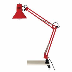 Lampe Felix Acier - 1 ampoule - Rouge